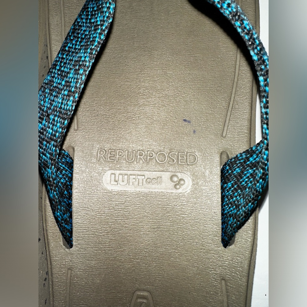 Keen “Harvest” Flip Flops Recycled Material Luft Cell Sandals Men’s Size 11 - Picture 5 of 10